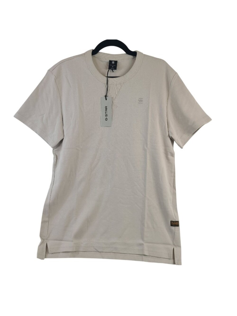 NEW G-Star Raw Men's Nifous R T-Shirt Whitebait Sz Medium Ventura Interlock